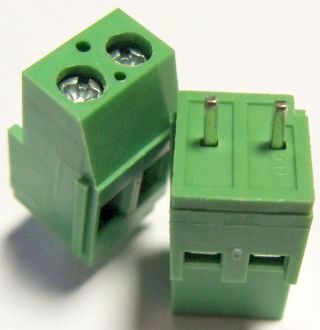 ARK 129-2 listwa zaciskowa 2 pin; raster 5,08