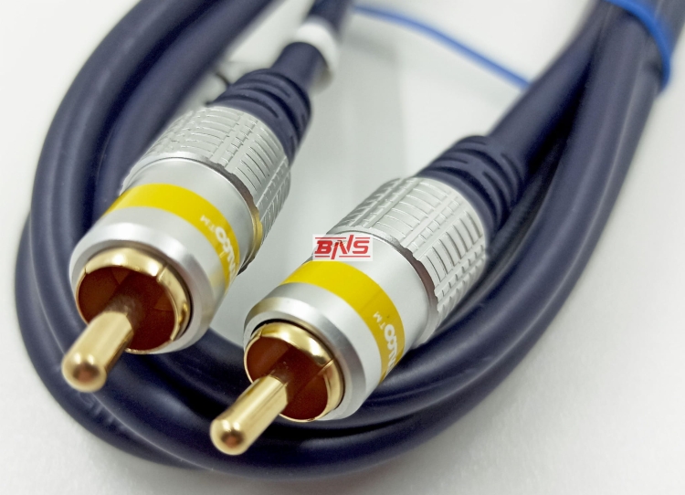 Przyłącze kablowe - coaxial RCA (wtyk-wtyk); długość 10m