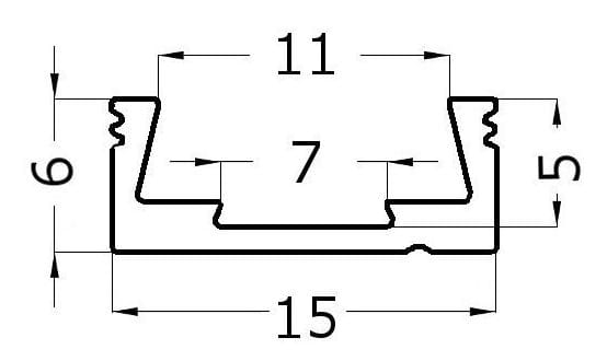 Profil LED aluminiowy MINI CLASSIC