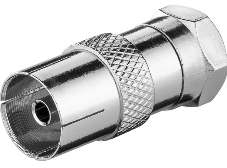 Adapter F wtyk / TV gniazdo