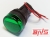 Woltomierz panelowy zielony LED