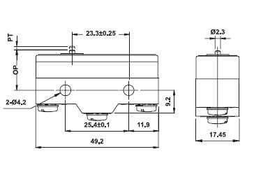Z15G1300 przełącznik krańcowy