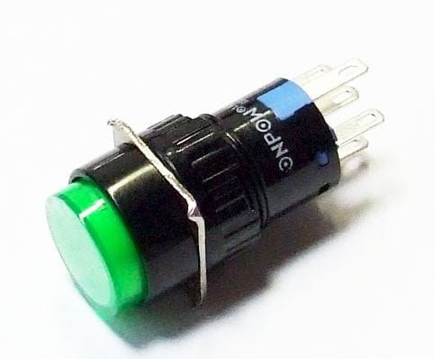 LAS1-AY-11Z/G/24V przełącznik stabilny podświetlenie zielony