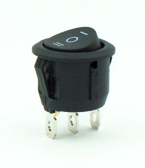 R13112D02BB7 przełącznik kołyskowy stabilny, okrągły