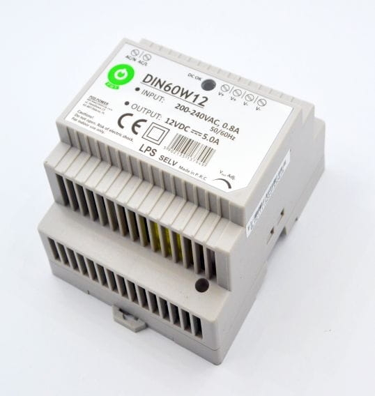 DIN60W12 zasilacz impulsowy 12V