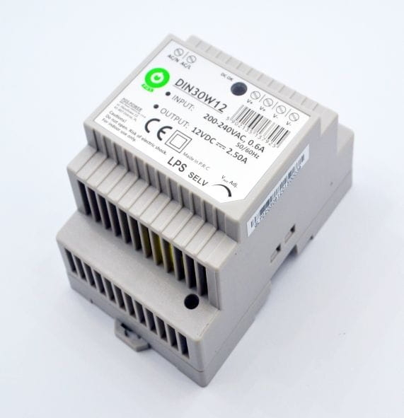 DIN30W12 zasilacz impulsowy 12V