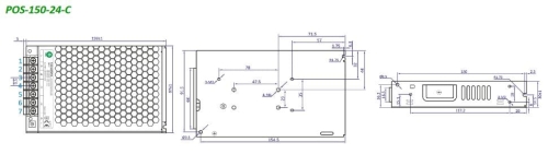 POS-150-24-C zasilacz impulsowy 24V