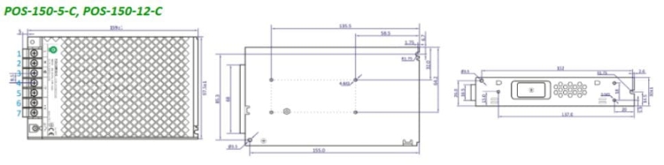 POS-150-12-C zasilacz impulsowy 12V