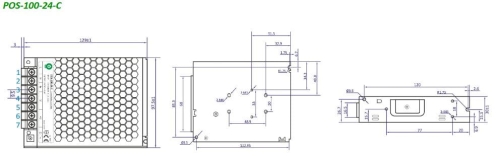 POS-100-24-C zasilacz impulsowy 24V