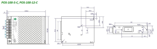 POS-100-5-C zasilacz impulsowy 5V
