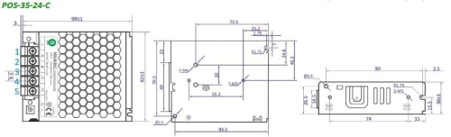 POS-35-24-C zasilacz impulsowy 24V