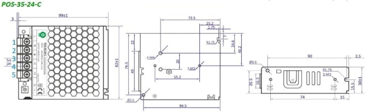 POS-35-24-C zasilacz impulsowy 24V