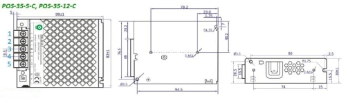 POS-35-12-C zasilacz impulsowy 12V