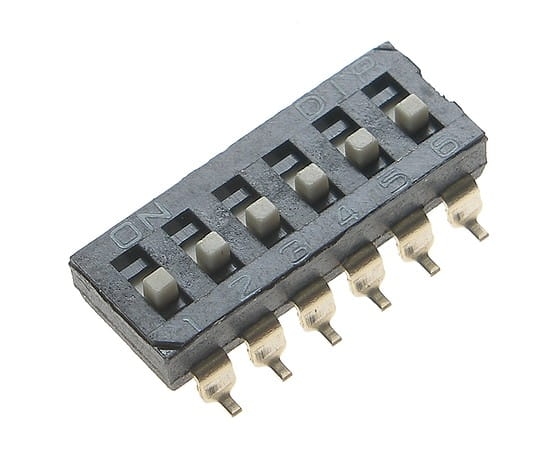 DIS06G01 dip switch przełącznik