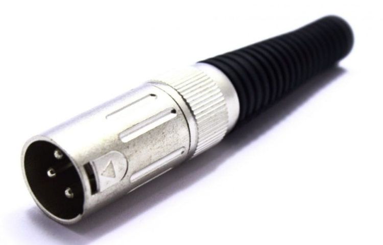 Wtyk mikrofonowy XLR na przewód 3 pin MW166