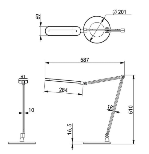 K-BL1221 Lampka biurkowa