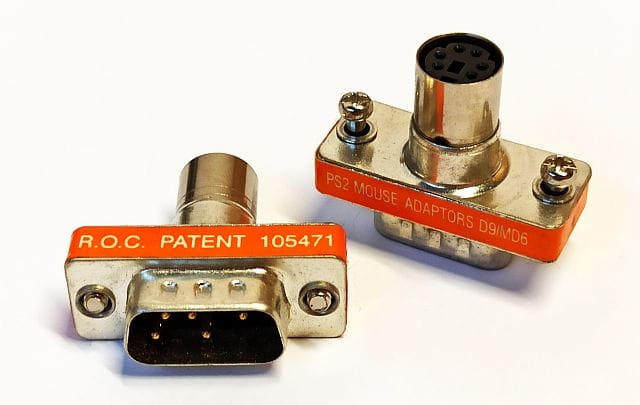 Adapter komputerowy wtyk DB9 / gniazdo PS2