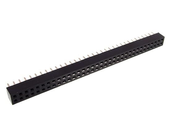 FHU40DSG gniazdo dwurzędowe proste 2x20pin