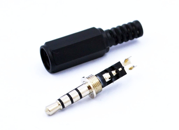 Wtyk Jack 3,5mm 4-polowy