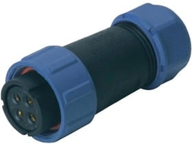 SP2111/P4 wtyk na przewód 4-pin