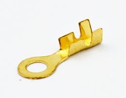 Konektor oczkowy nieizolowany mosiężny 3,2mm