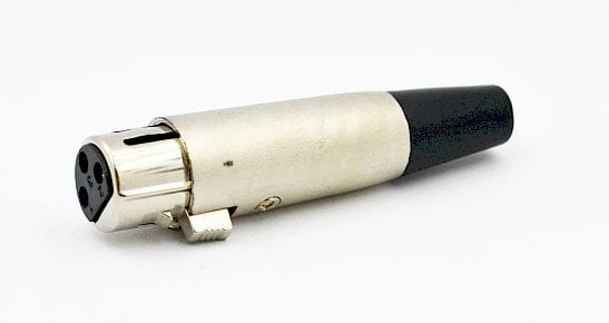 Gniazdo mikrofonowe XLR 3 pin na przewód