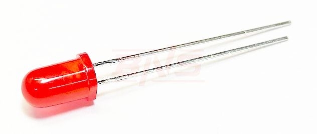 L-53ID dioda LED 5mm czerwona dyfuzyjna