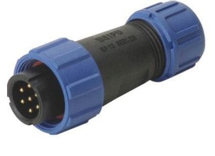 SP1310/P7 wtyk na przewód 7 pin