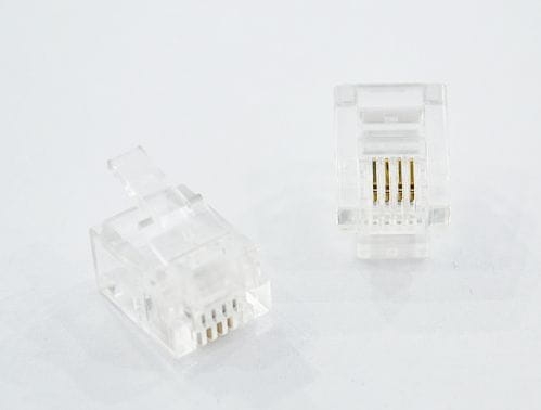RJ14 wtyk telefoniczny zaciskany