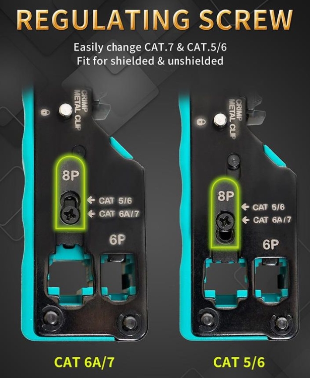 CP-335N zaciskarka wtyków telefonicznych RJ45