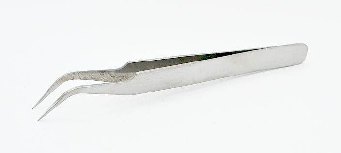 TS-15 pęseta ostra zakrzywiona