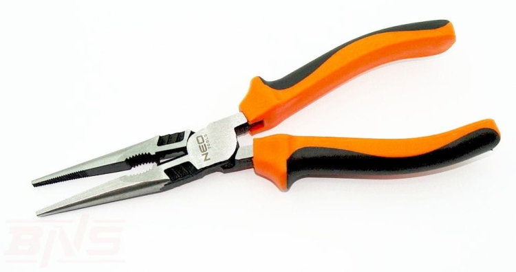 01-154 szczypce wydłużone proste