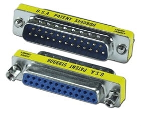 Adapter komputerowy MGC 25M - 25F (wtyk-gniazdo)