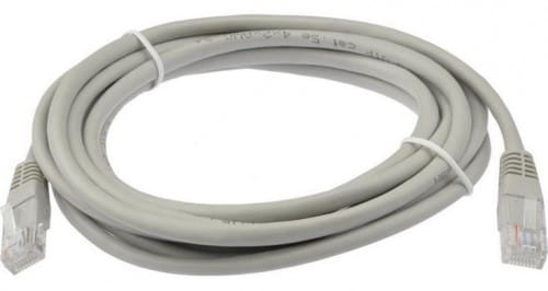 Patchcord RJ45 UTP 5e, długość 25m - szary