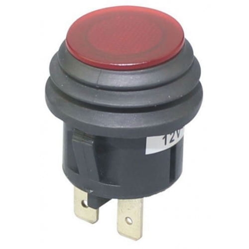 ASW-29D przełącznik okrągły podświetlany 12V
