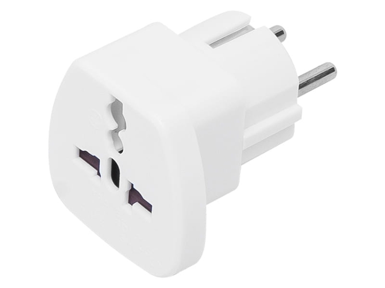 Adapter podróżny zasilający wtyk PL / gniazdo UK, USA