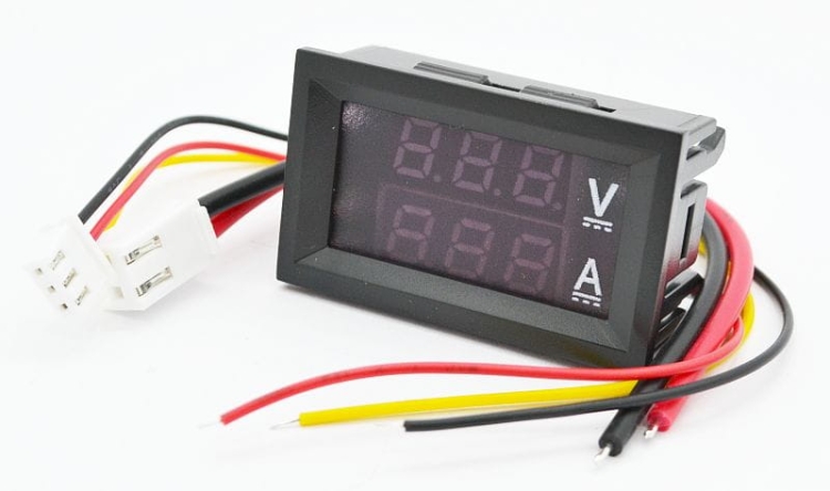 Panelowy woltomierz / amperomier