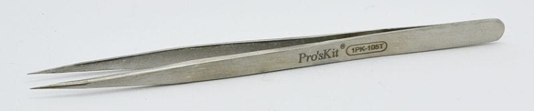 1PK-105T pęseta metalowa prosta