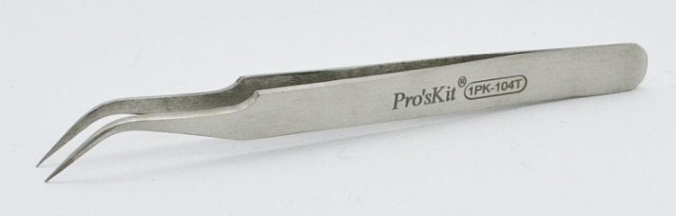 1PK-104T pęseta zakrzywiona