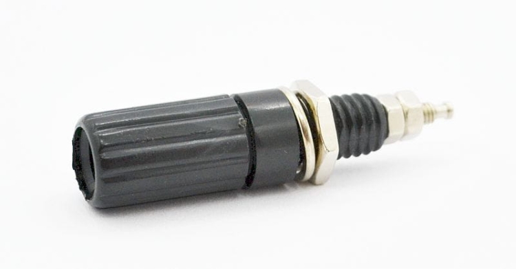 Gniazdo bananowe typ II (długie) czarne