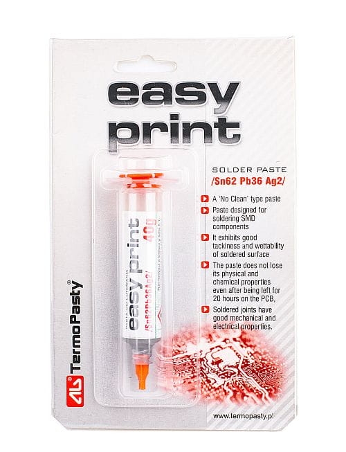 Pasta lutownicza Easy Print Sn62PB36Ag2