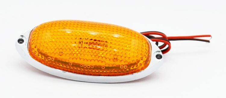 639LW-Y kontrolka LED owalna 12V - żółta