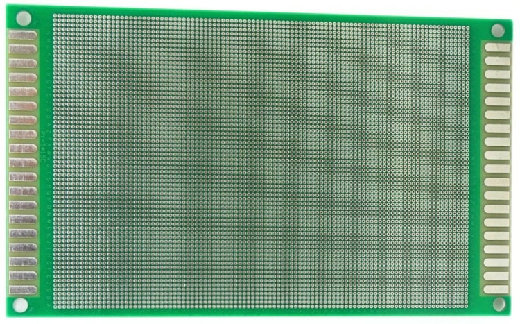 PI42G płytka uniwersalna dwustronna 90x150mm, raster 1.27mm