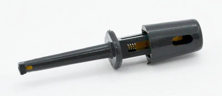 Chwytak pomiarowy haczyk czarny 43mm