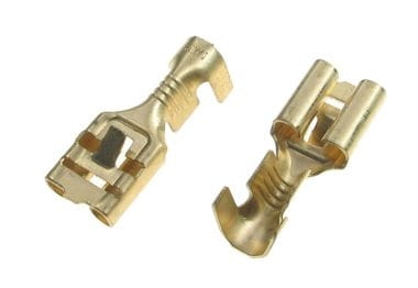Konektor żeński nieizolowany z blokadą 6,4x0,8mm