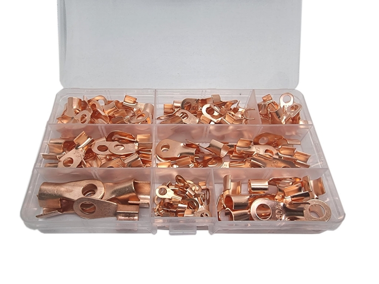 Zestaw konektorów oczkowych wysokoprądowych 140szt