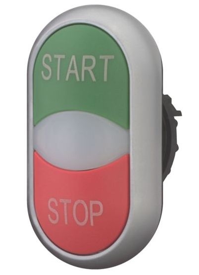 M22-DDL-GR-GB1/GB0 przycisk monostabilny podwojny podświetlany 216702