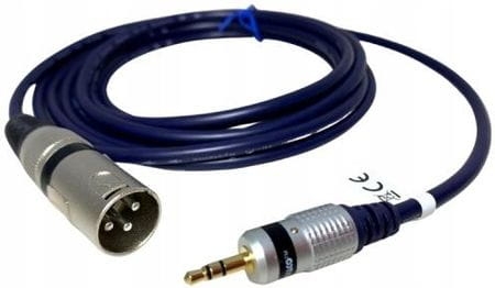 Przyłacze kablowe wtyk XLR- wtyk Jack 3,5mm