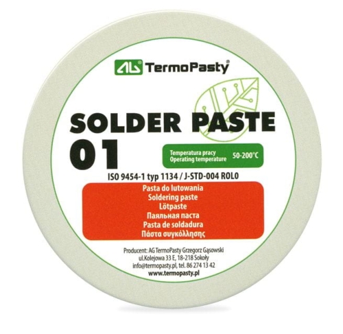 Pasta lutownicza na bazie kalafoni