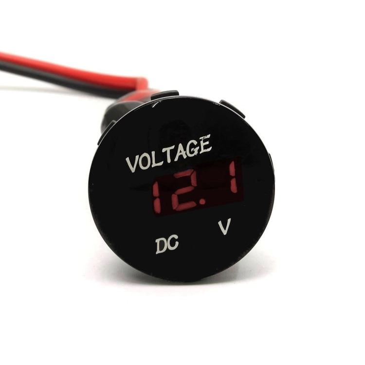 Woltomierz LED czerwony